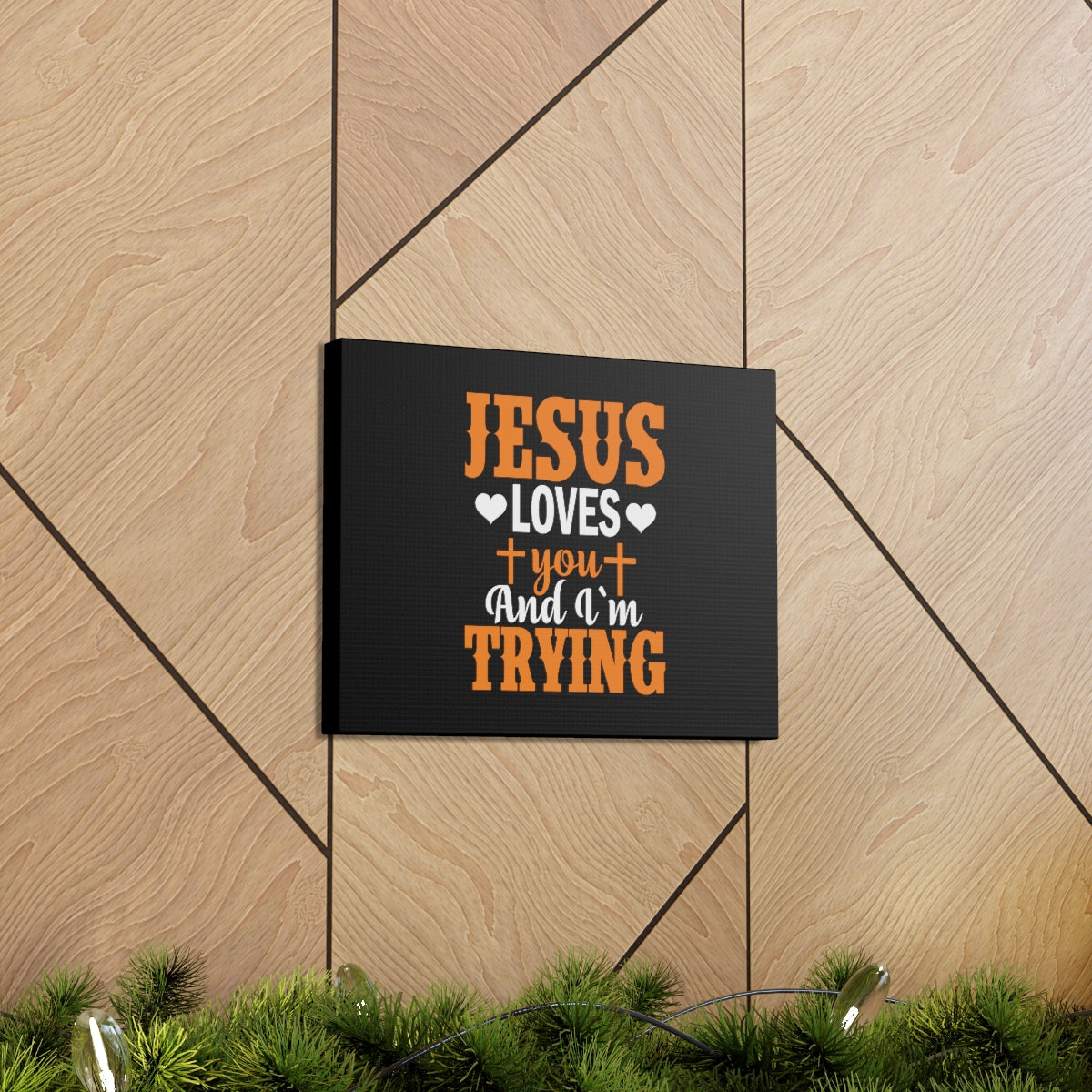 Scripture Walls Jesus Loves You James 1:3 Christian Wall Art Bible Verse Print Ready to Hang Unframed-Express Your Love Gifts