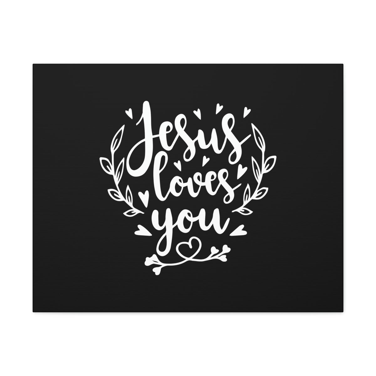 Scripture Walls Jesus Loves You John 3:16 Hearts Christian Wall Art Bible Verse Print Ready to Hang Unframed-Express Your Love Gifts