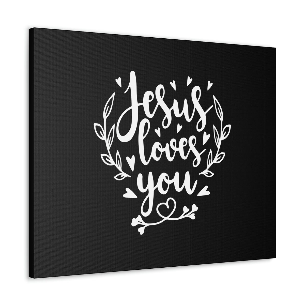 Scripture Walls Jesus Loves You John 3:16 Hearts Christian Wall Art Bible Verse Print Ready to Hang Unframed-Express Your Love Gifts