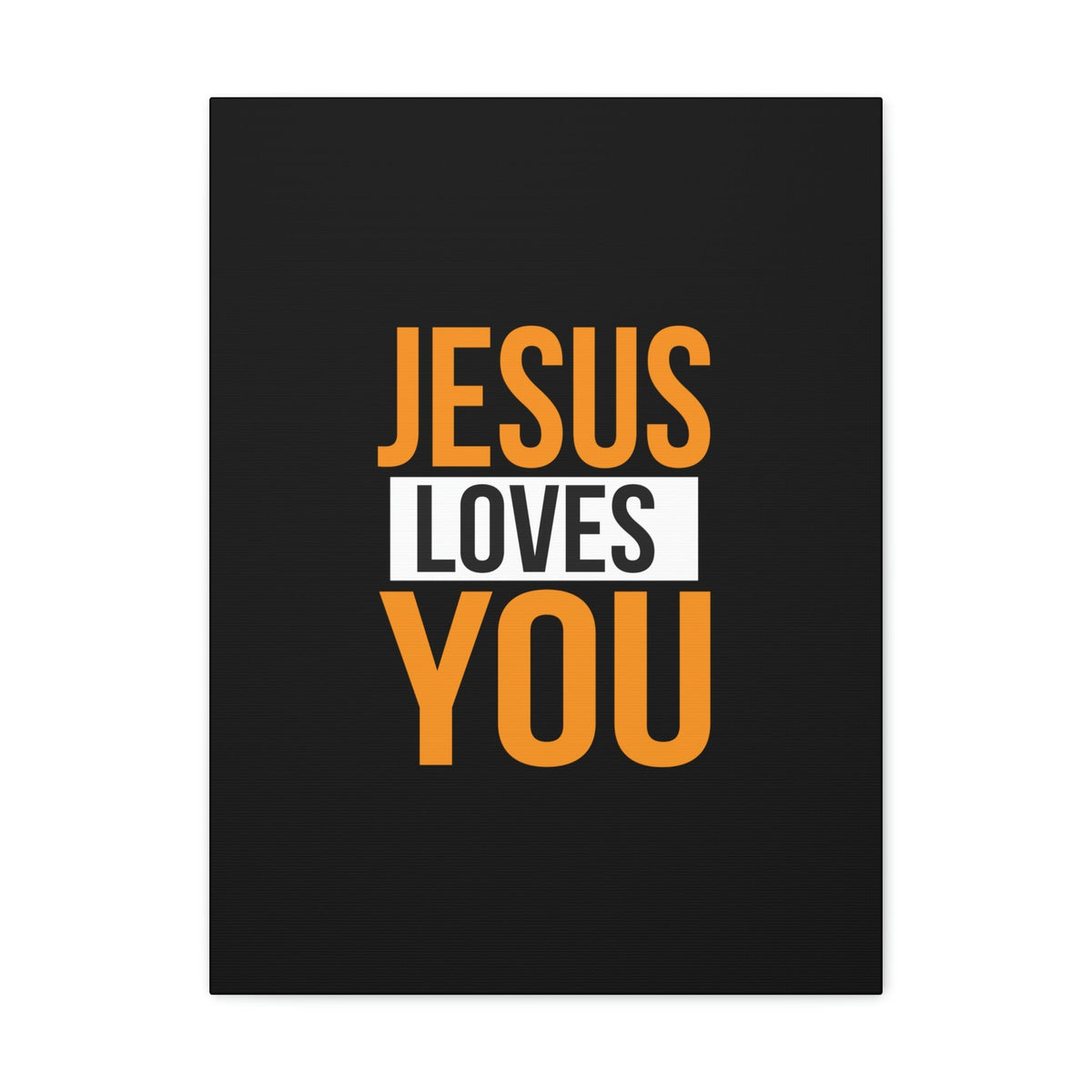 Scripture Walls Jesus Loves You John 3:16 Orange Christian Wall Art Bible Verse Print Ready to Hang Unframed-Express Your Love Gifts