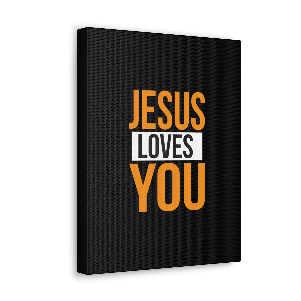 Scripture Walls Jesus Loves You John 3:16 Orange Christian Wall Art Bible Verse Print Ready to Hang Unframed-Express Your Love Gifts