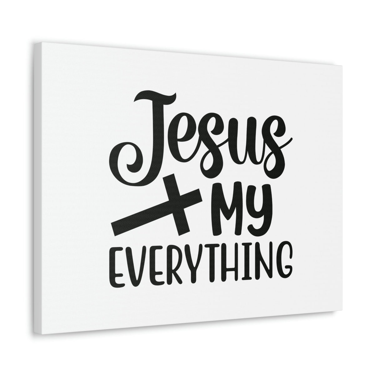 Scripture Walls Jesus My Everything 2 Corinthians 12:9 Cross Christian Wall Art Bible Verse Print Ready to Hang Unframed-Express Your Love Gifts