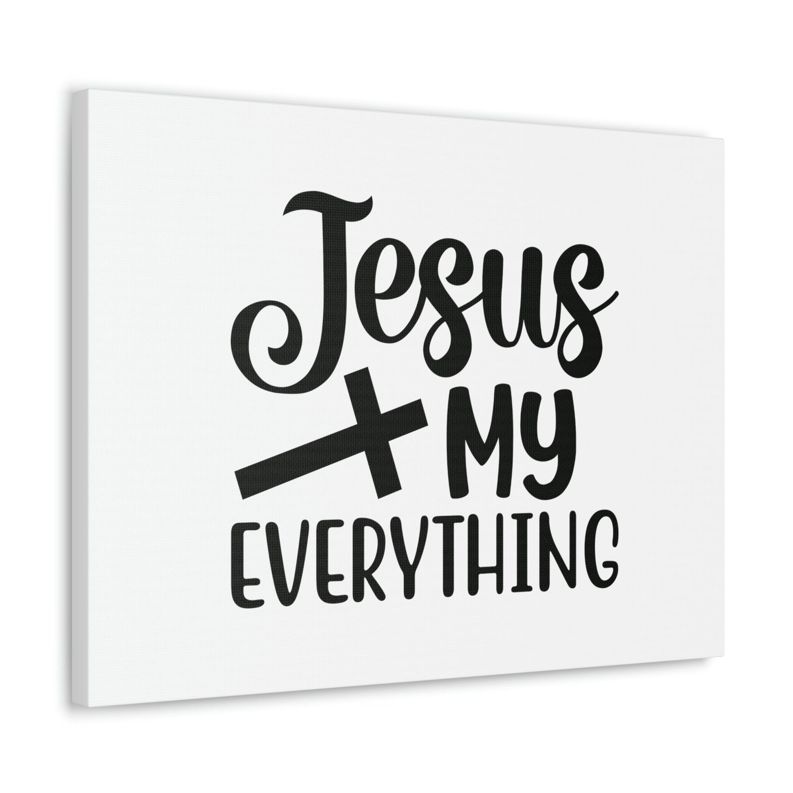 Scripture Walls Jesus My Everything 2 Corinthians 12:9 Cross Christian Wall Art Bible Verse Print Ready to Hang Unframed-Express Your Love Gifts