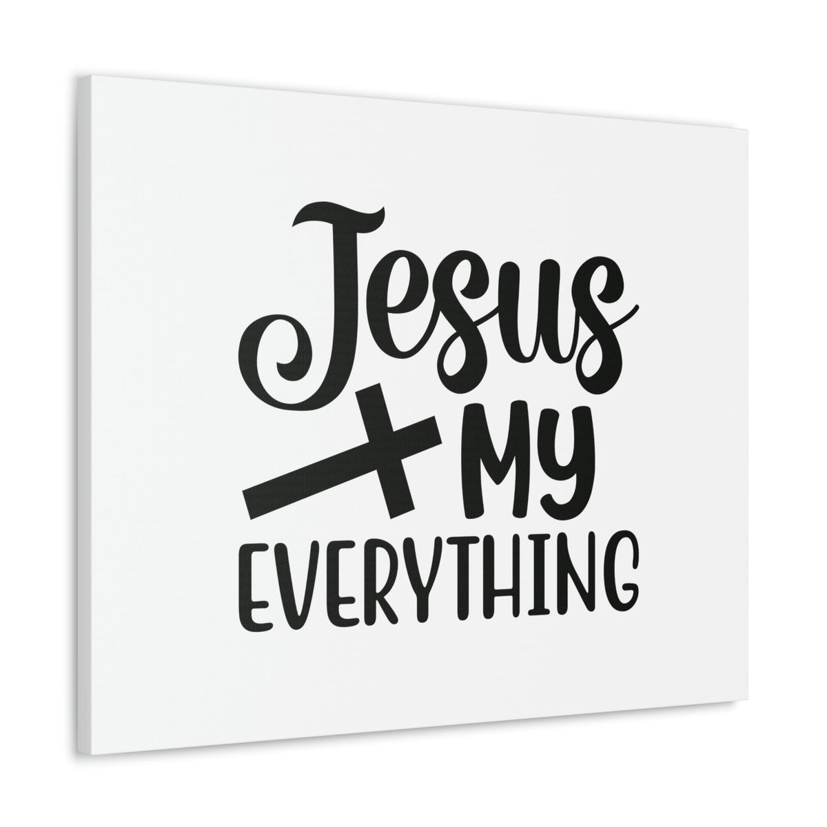Scripture Walls Jesus My Everything 2 Corinthians 12:9 Cross Christian Wall Art Bible Verse Print Ready to Hang Unframed-Express Your Love Gifts