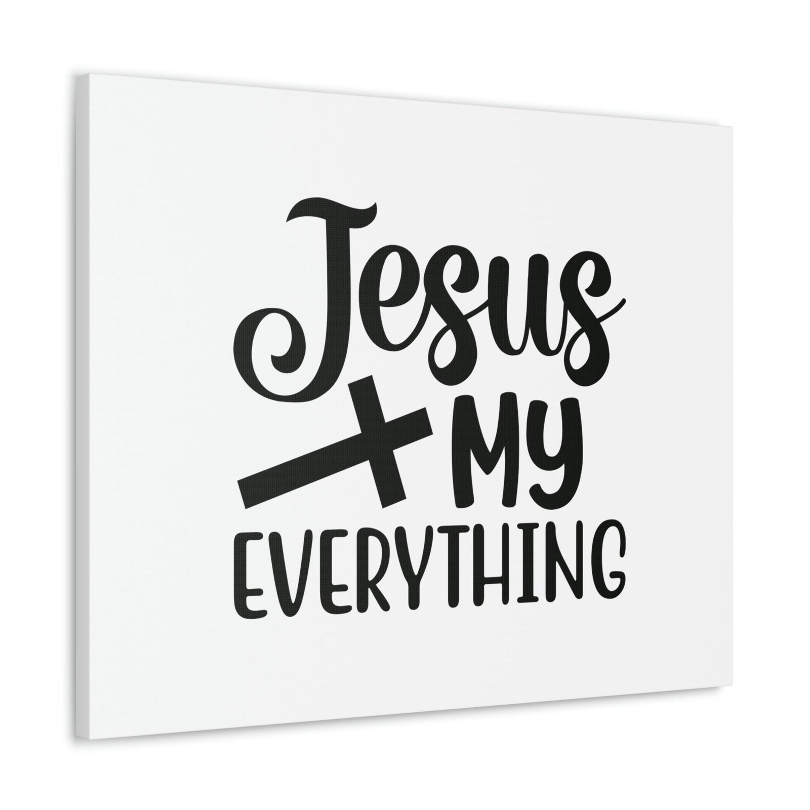 Scripture Walls Jesus My Everything 2 Corinthians 12:9 Cross Christian Wall Art Bible Verse Print Ready to Hang Unframed-Express Your Love Gifts