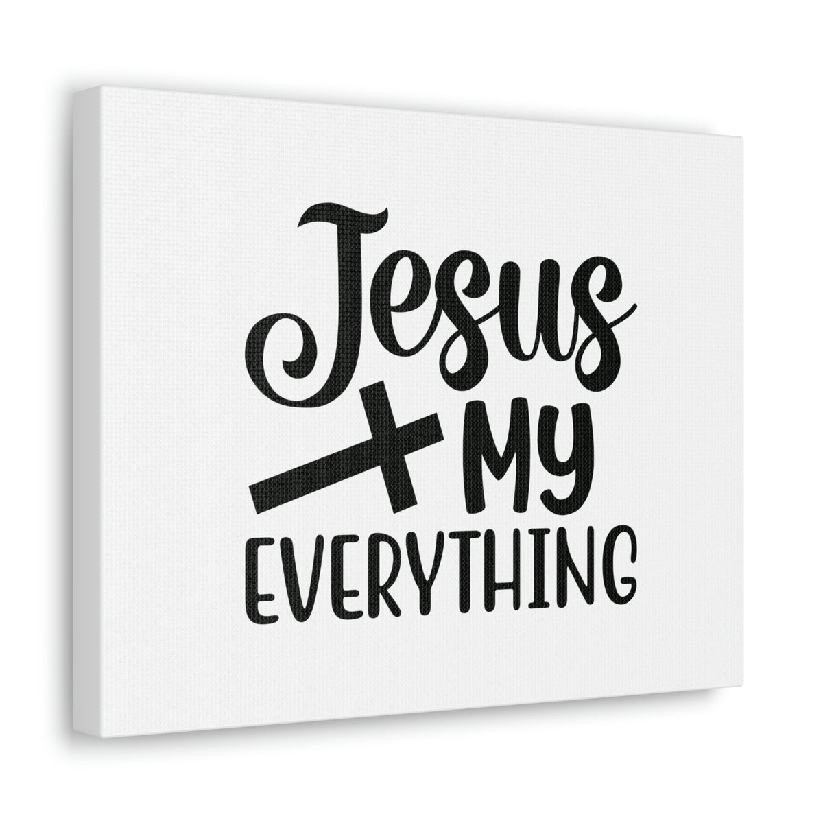 Scripture Walls Jesus My Everything 2 Corinthians 12:9 Cross Christian Wall Art Bible Verse Print Ready to Hang Unframed-Express Your Love Gifts