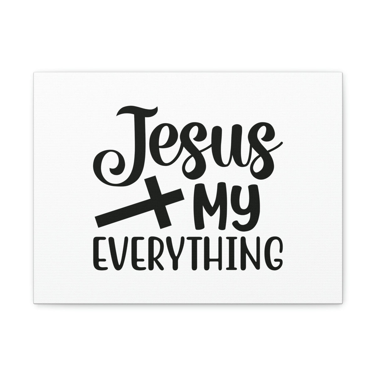 Scripture Walls Jesus My Everything 2 Corinthians 12:9 Cross Christian Wall Art Bible Verse Print Ready to Hang Unframed-Express Your Love Gifts