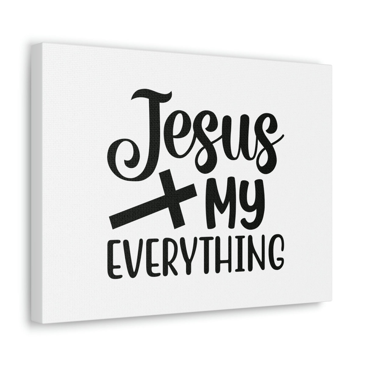 Scripture Walls Jesus My Everything 2 Corinthians 12:9 Cross Christian Wall Art Bible Verse Print Ready to Hang Unframed-Express Your Love Gifts