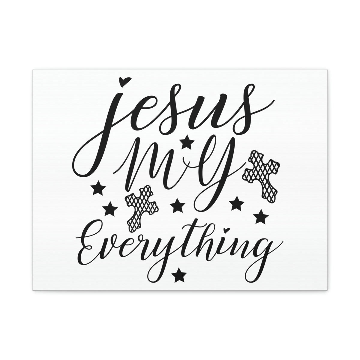 Scripture Walls Jesus My Everything 2 Corinthians 9:8 Christian Wall Art Print Ready to Hang Unframed-Express Your Love Gifts