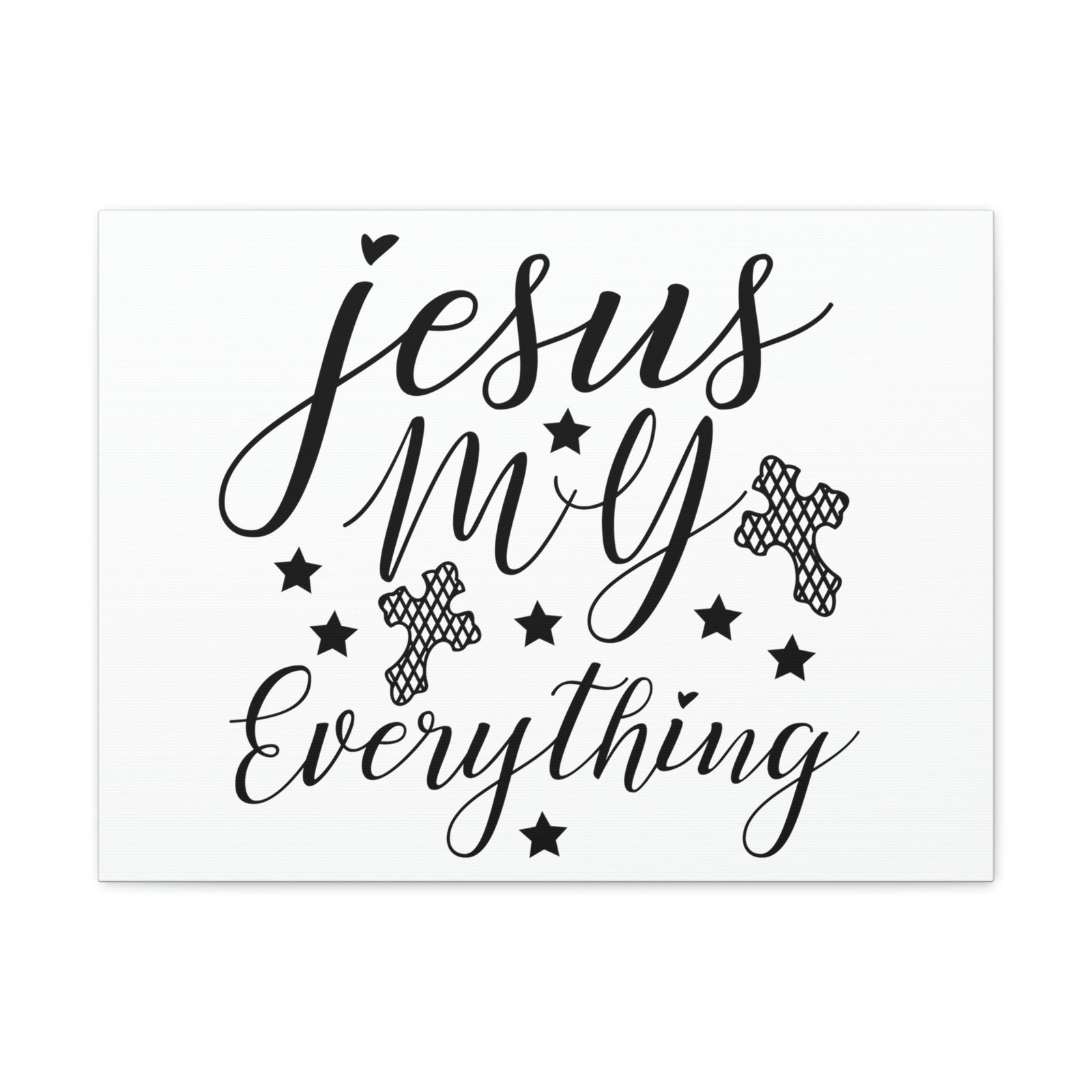 Scripture Walls Jesus My Everything 2 Corinthians 9:8 Christian Wall Art Print Ready to Hang Unframed-Express Your Love Gifts
