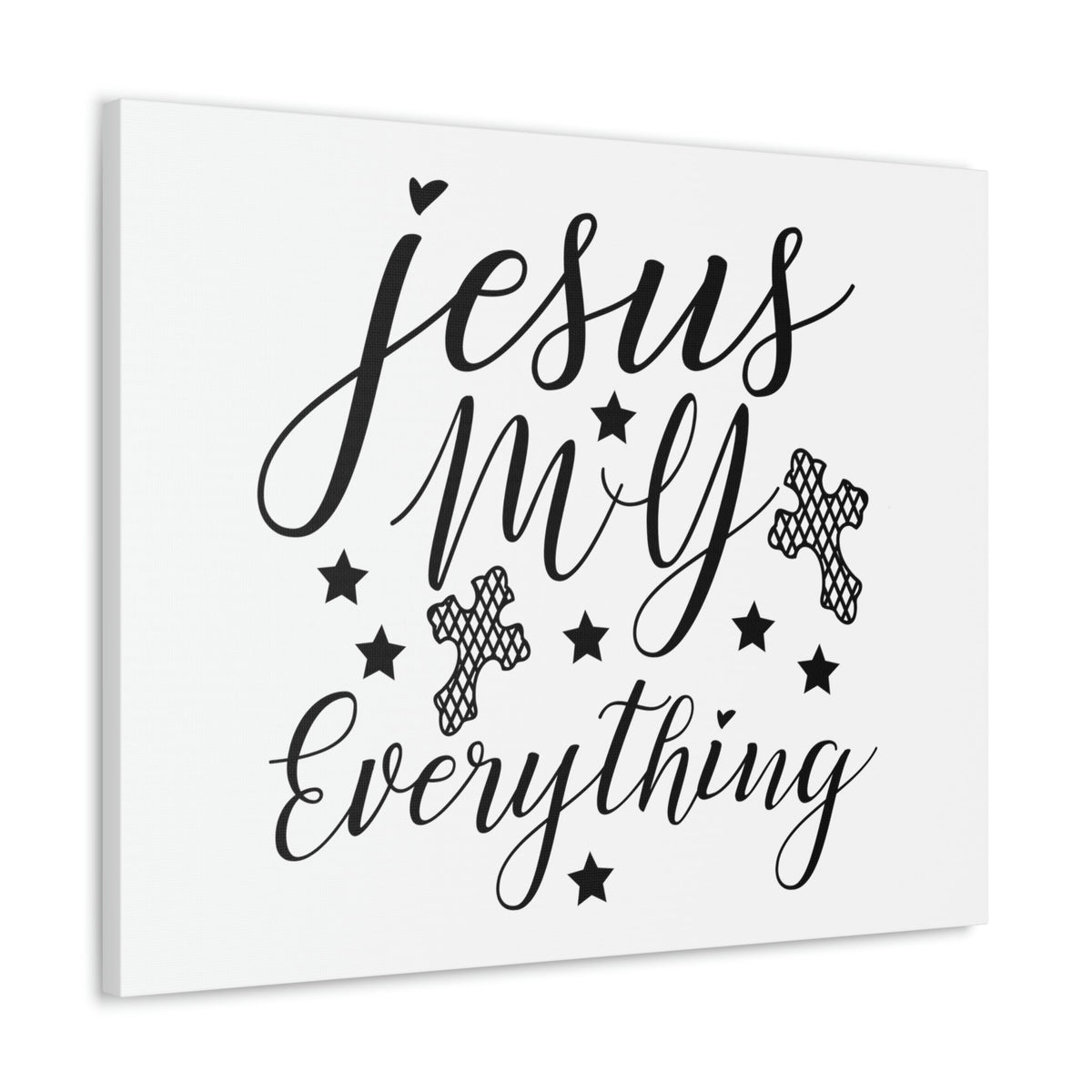 Scripture Walls Jesus My Everything 2 Corinthians 9:8 Christian Wall Art Print Ready to Hang Unframed-Express Your Love Gifts