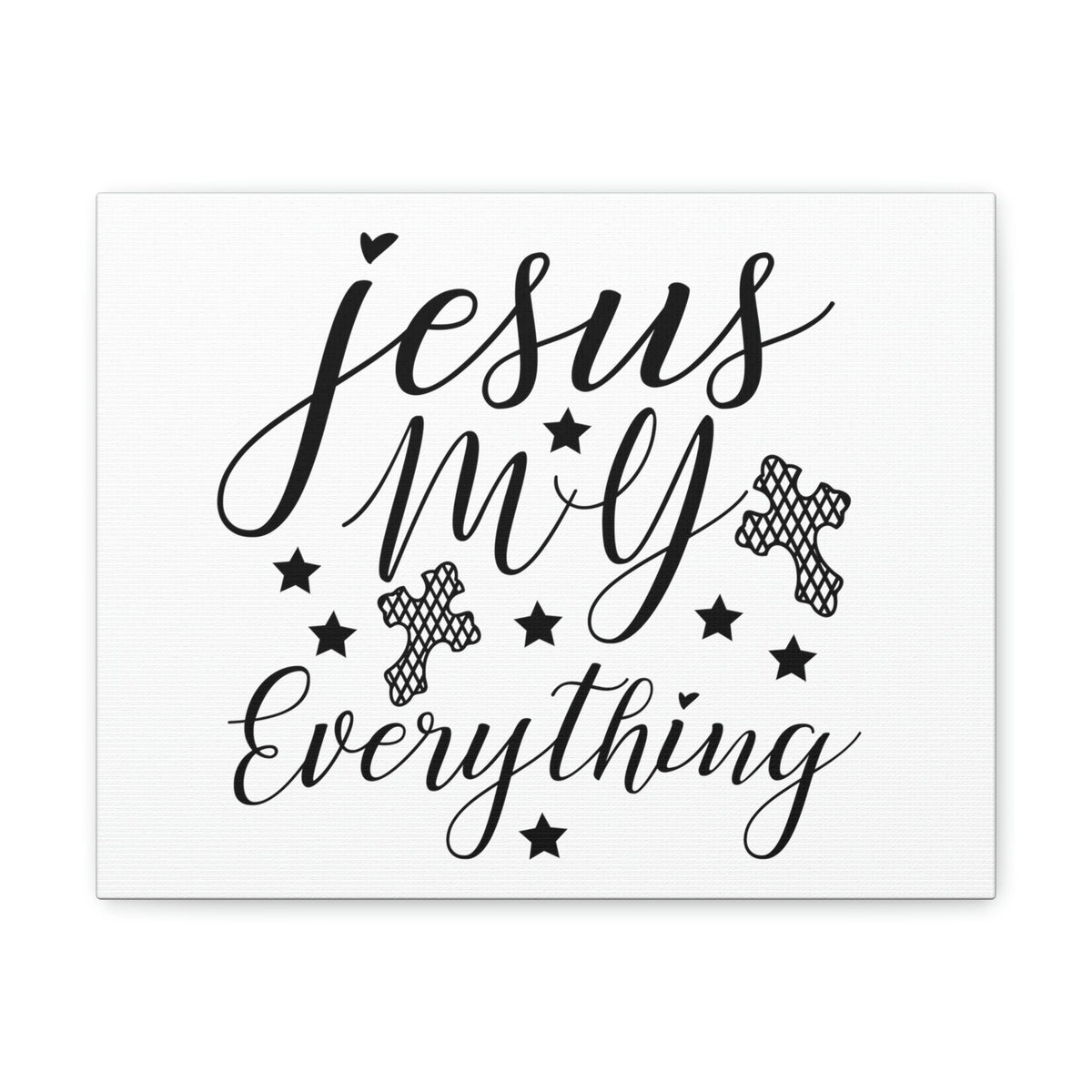 Scripture Walls Jesus My Everything 2 Corinthians 9:8 Christian Wall Art Print Ready to Hang Unframed-Express Your Love Gifts
