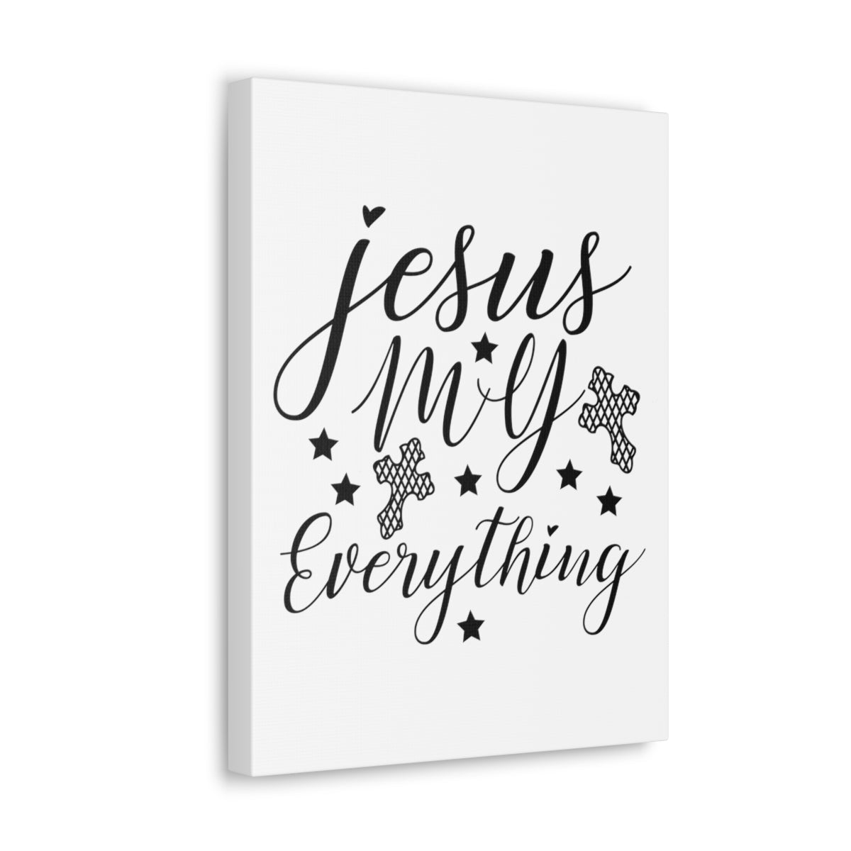 Scripture Walls Jesus My Everything Matthew 19:26 Christian Wall Art Print Ready to Hang Unframed-Express Your Love Gifts