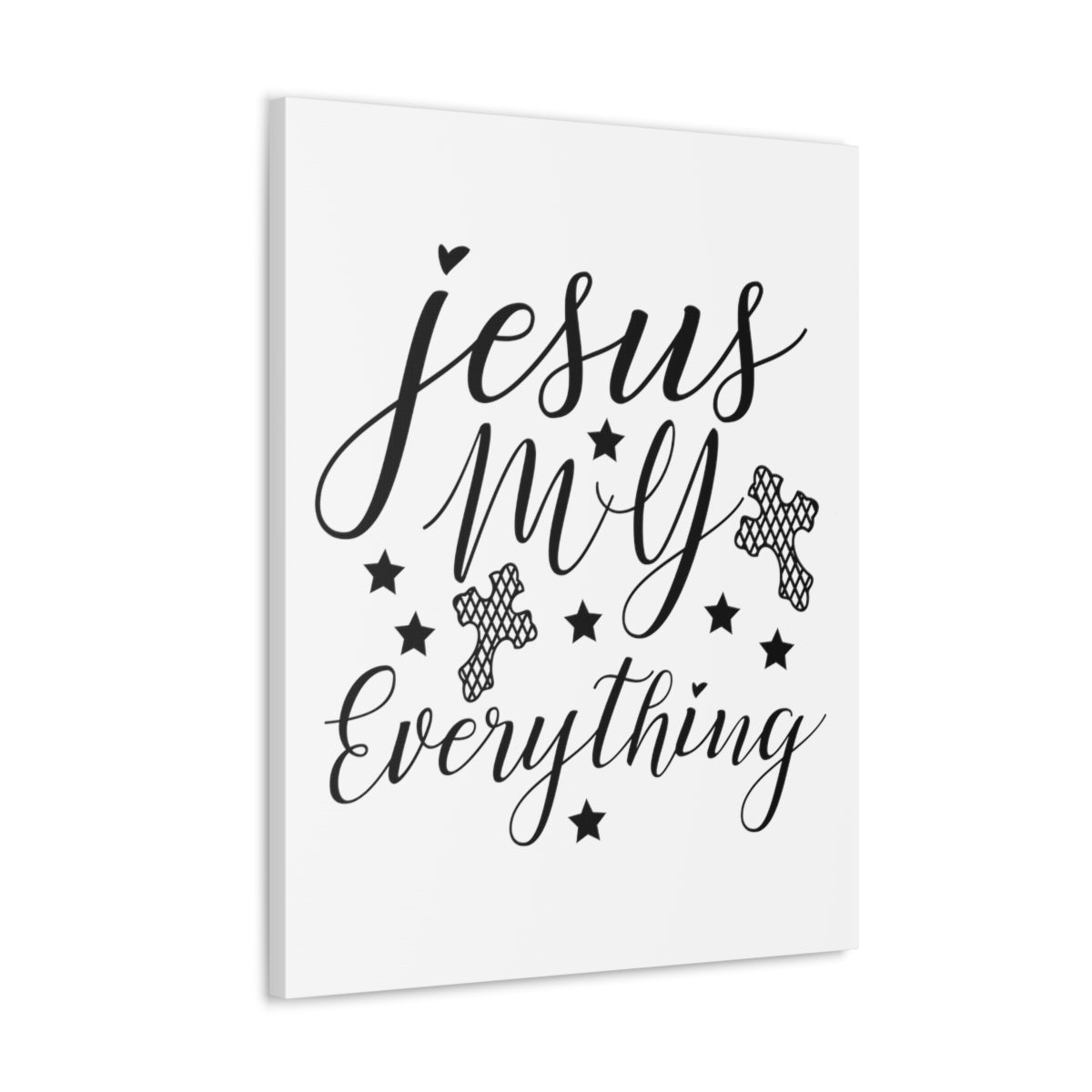 Scripture Walls Jesus My Everything Matthew 19:26 Christian Wall Art Print Ready to Hang Unframed-Express Your Love Gifts