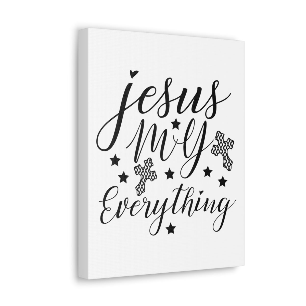 Scripture Walls Jesus My Everything Matthew 19:26 Christian Wall Art Print Ready to Hang Unframed-Express Your Love Gifts
