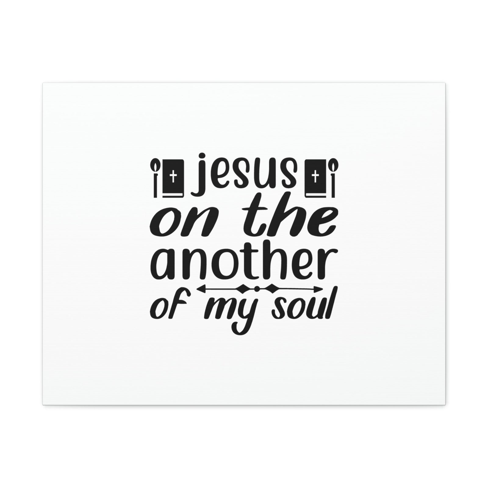 Scripture Walls Jesus On The Another Of My Soul Colossians 2:2 Christian Wall Art Bible Verse Print Ready to Hang Unframed-Express Your Love Gifts