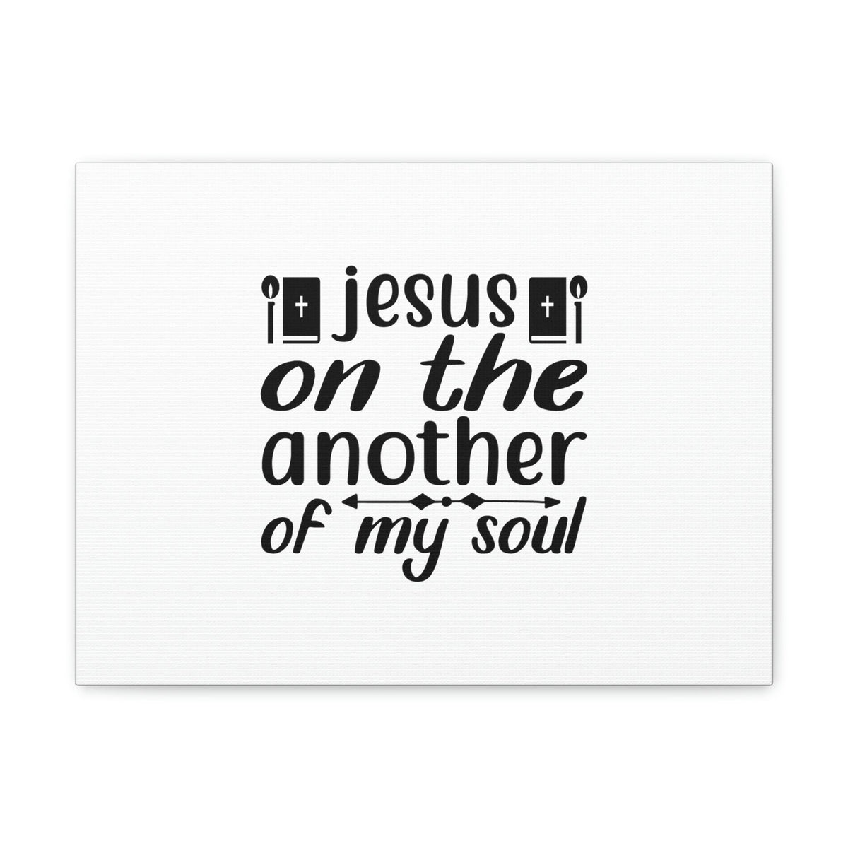 Scripture Walls Jesus On The Another Of My Soul Colossians 2:2 Christian Wall Art Bible Verse Print Ready to Hang Unframed-Express Your Love Gifts
