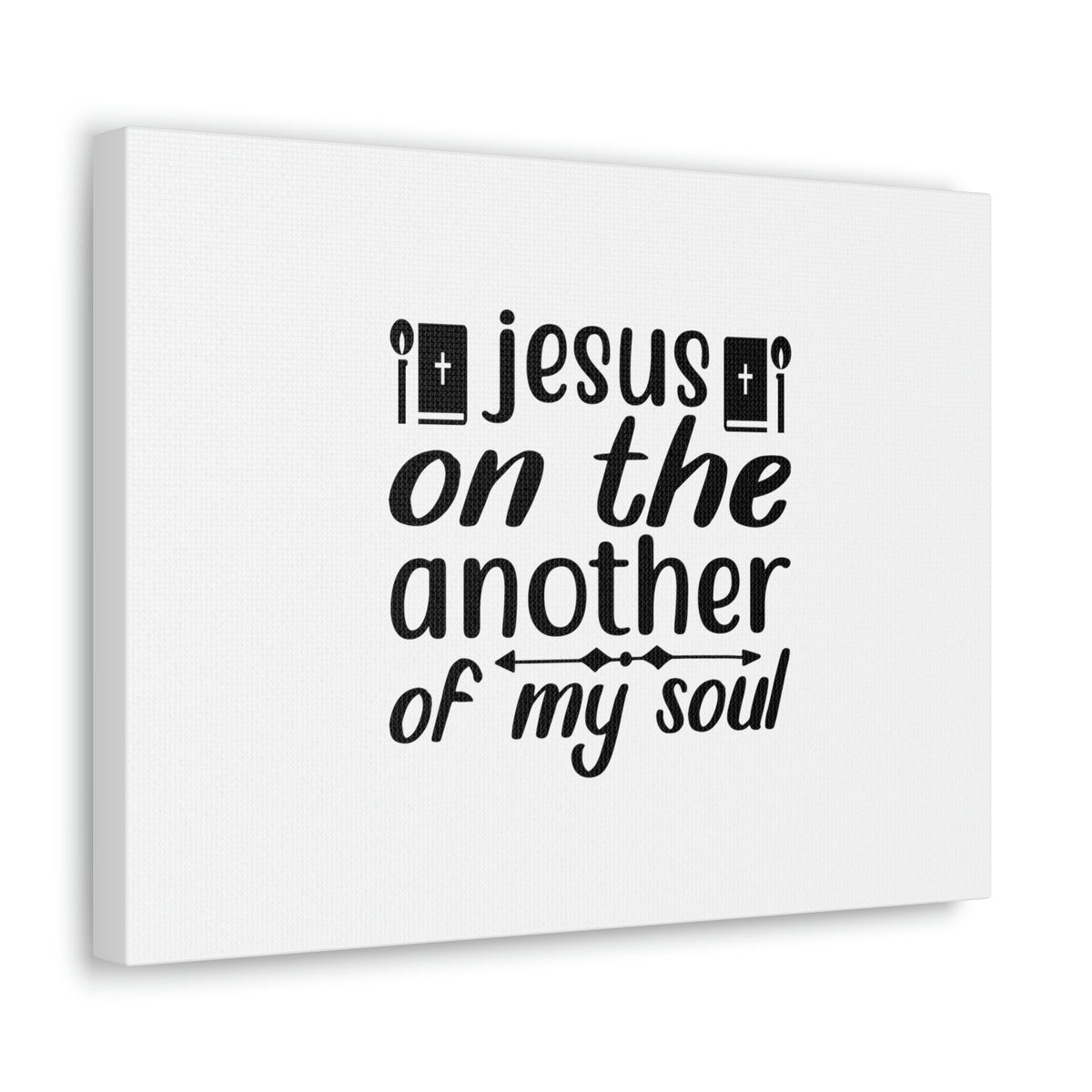 Scripture Walls Jesus On The Another Of My Soul Colossians 2:2 Christian Wall Art Bible Verse Print Ready to Hang Unframed-Express Your Love Gifts