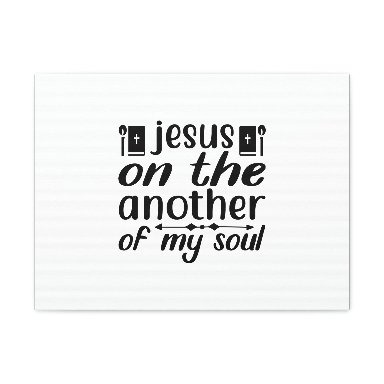 Scripture Walls Jesus On The Another Of My Soul Colossians 2:2 Christian Wall Art Bible Verse Print Ready to Hang Unframed-Express Your Love Gifts