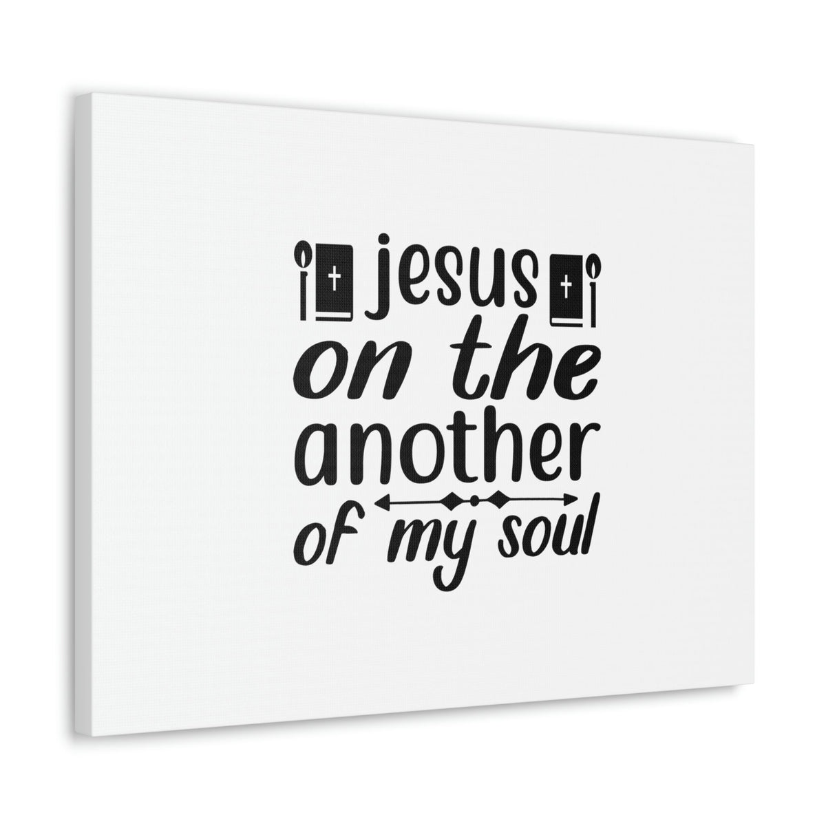 Scripture Walls Jesus On The Another Of My Soul Colossians 2:2 Christian Wall Art Bible Verse Print Ready to Hang Unframed-Express Your Love Gifts