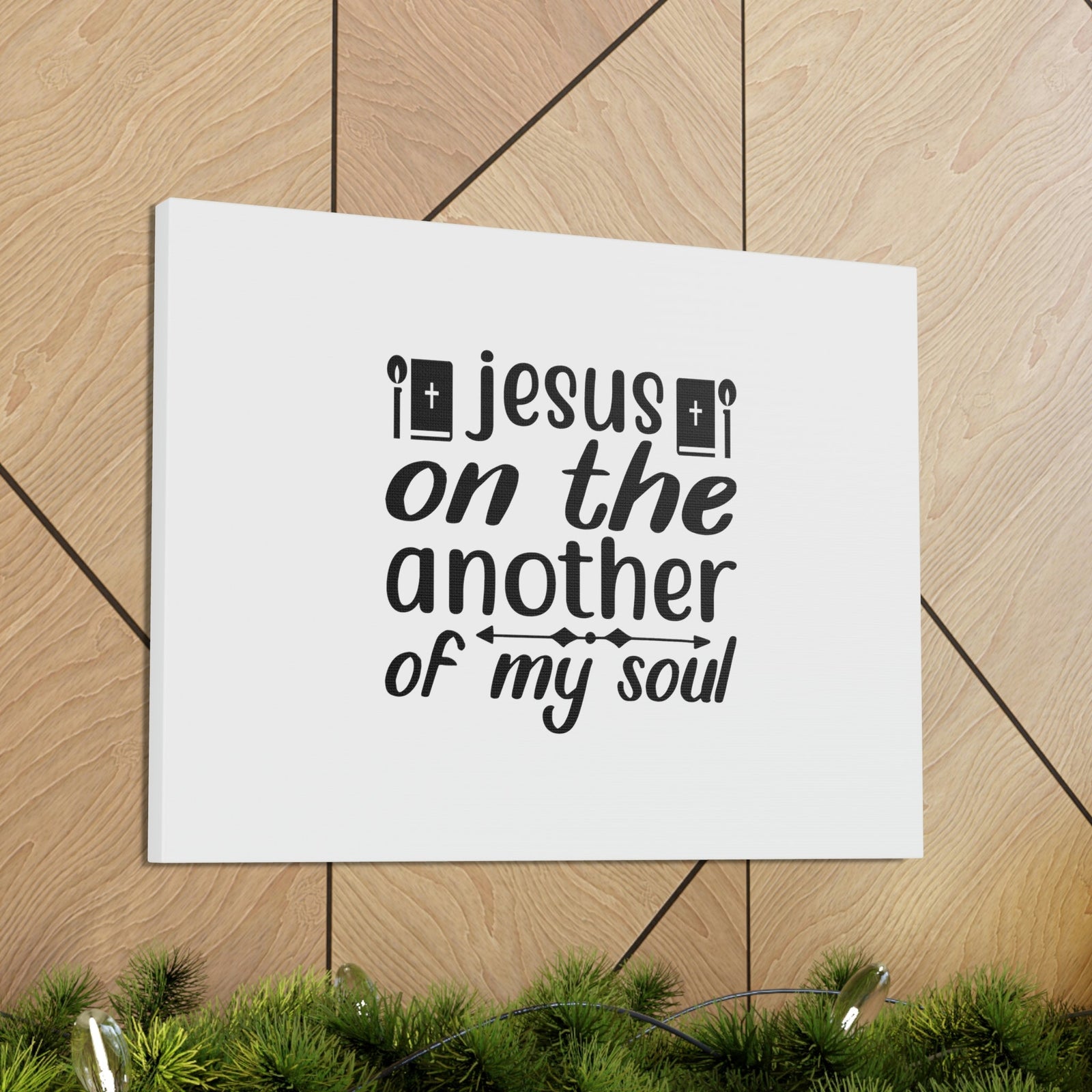 Scripture Walls Jesus On The Another Of My Soul Colossians 2:2 Christian Wall Art Bible Verse Print Ready to Hang Unframed-Express Your Love Gifts