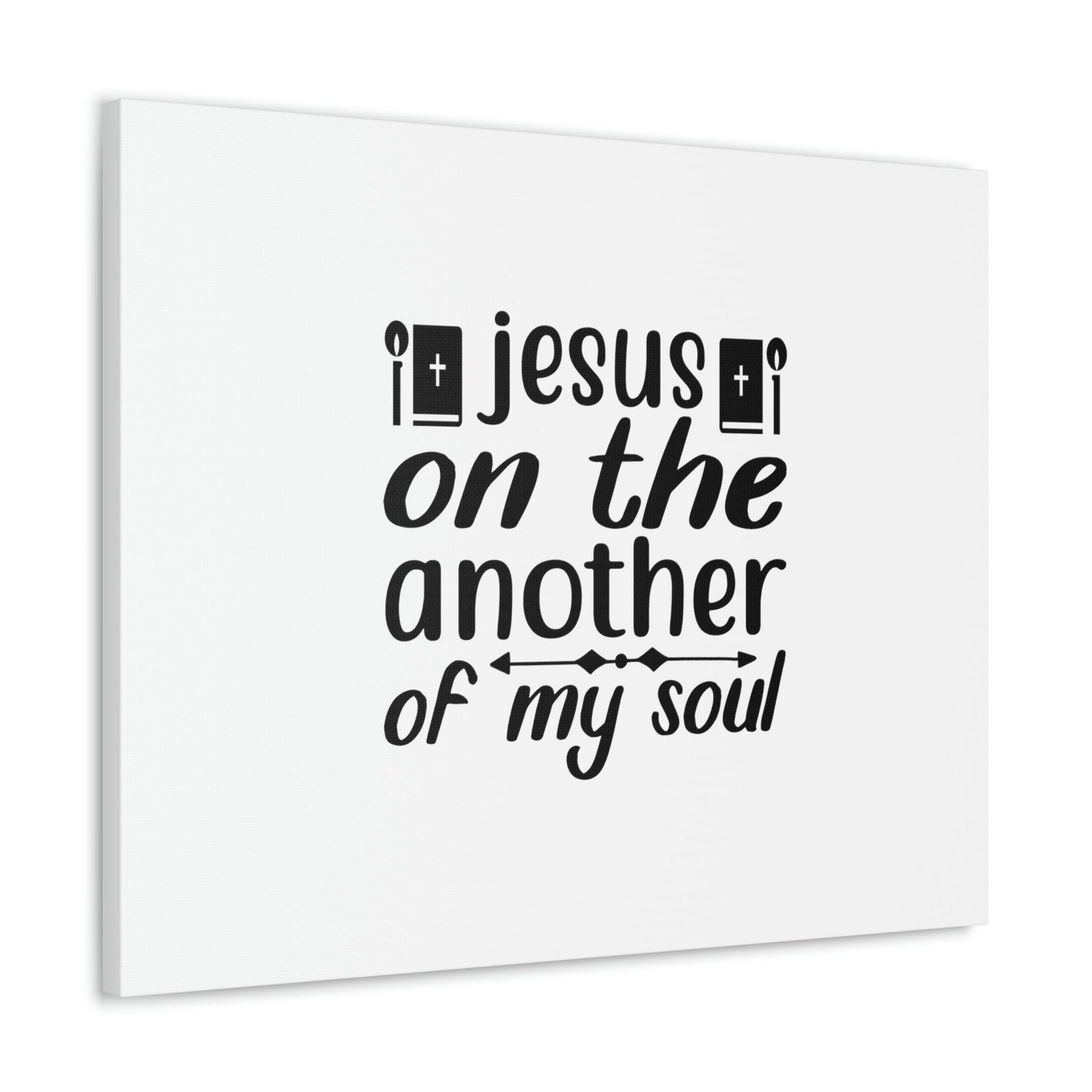 Scripture Walls Jesus On The Another Of My Soul Colossians 2:2 Christian Wall Art Bible Verse Print Ready to Hang Unframed-Express Your Love Gifts
