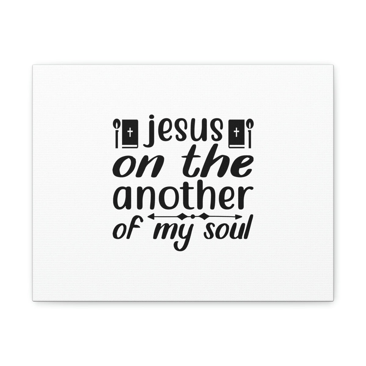 Scripture Walls Jesus On The Another Of My Soul Colossians 2:2 Christian Wall Art Bible Verse Print Ready to Hang Unframed-Express Your Love Gifts
