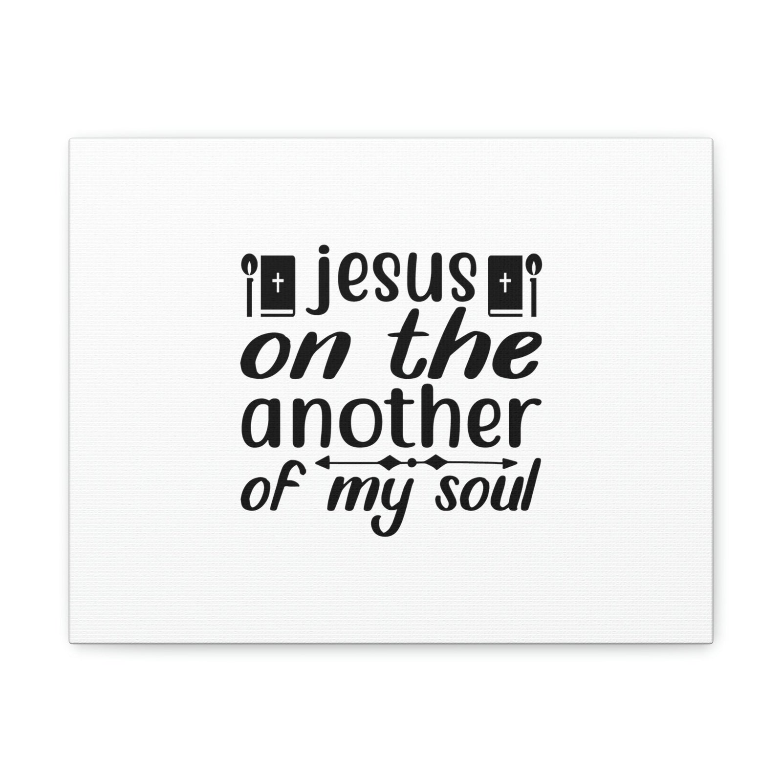 Scripture Walls Jesus On The Another Of My Soul Colossians 2:2 Christian Wall Art Bible Verse Print Ready to Hang Unframed-Express Your Love Gifts