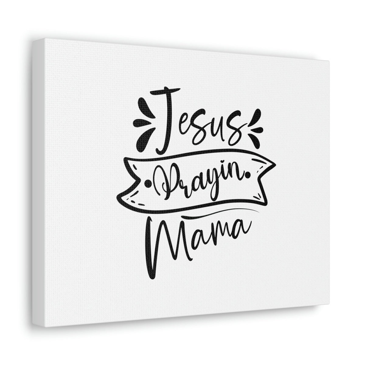 Scripture Walls Jesus Prayin Mama Proverbs 22:6 Banner Christian Wall Art Bible Verse Print Ready to Hang Unframed-Express Your Love Gifts