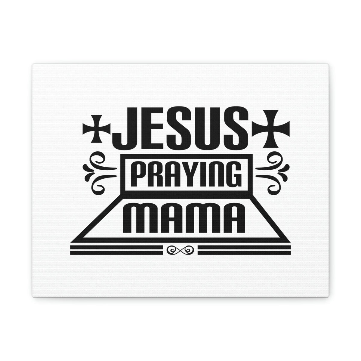 Scripture Walls Jesus Praying Mama Acts 1:14 Cross Christian Wall Art Bible Verse Print Ready to Hang Unframed-Express Your Love Gifts