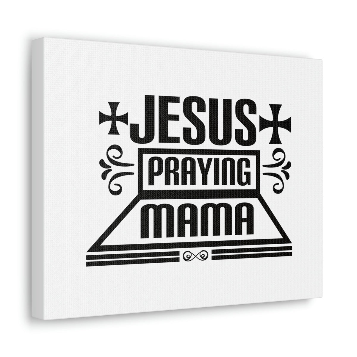 Scripture Walls Jesus Praying Mama Acts 1:14 Cross Christian Wall Art Bible Verse Print Ready to Hang Unframed-Express Your Love Gifts