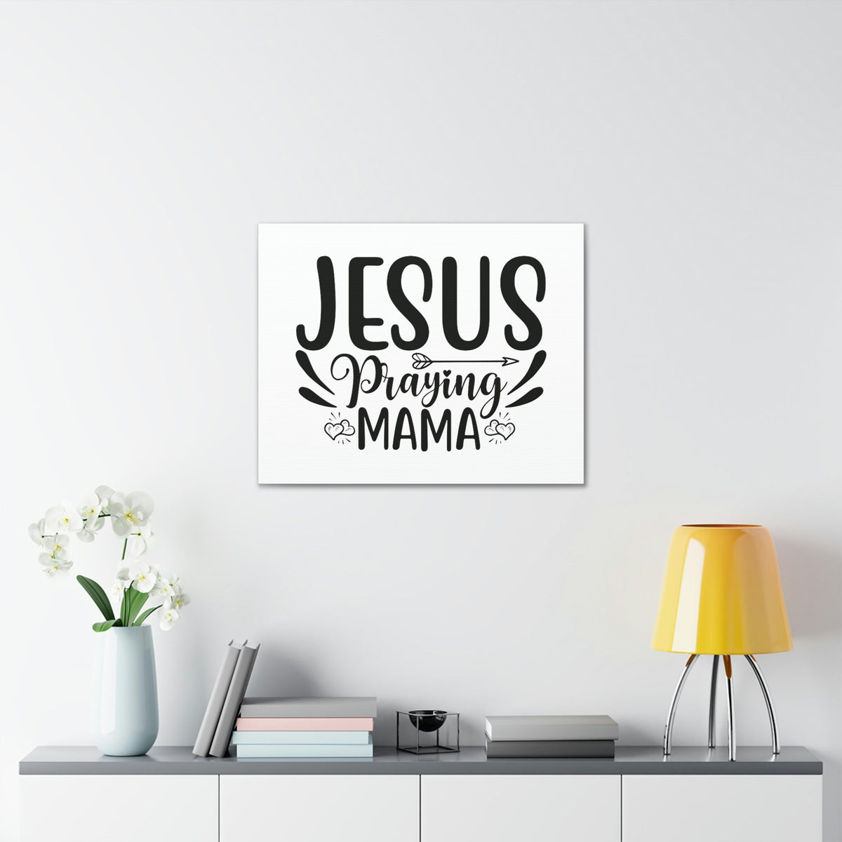 Scripture Walls Jesus Praying Mama Song Of Solomon 8:2 Christian Wall Art Bible Verse Print Ready to Hang Unframed-Express Your Love Gifts