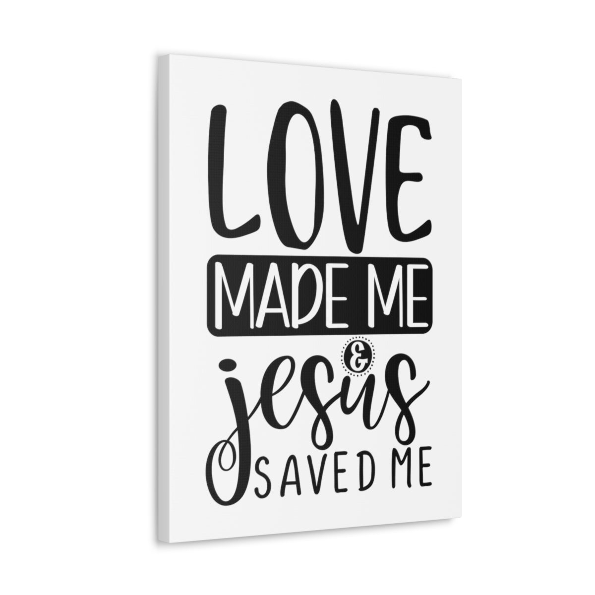 Scripture Walls Jesus Saved Me Matthew 22:37 Christian Wall Art Print Ready to Hang Unframed-Express Your Love Gifts