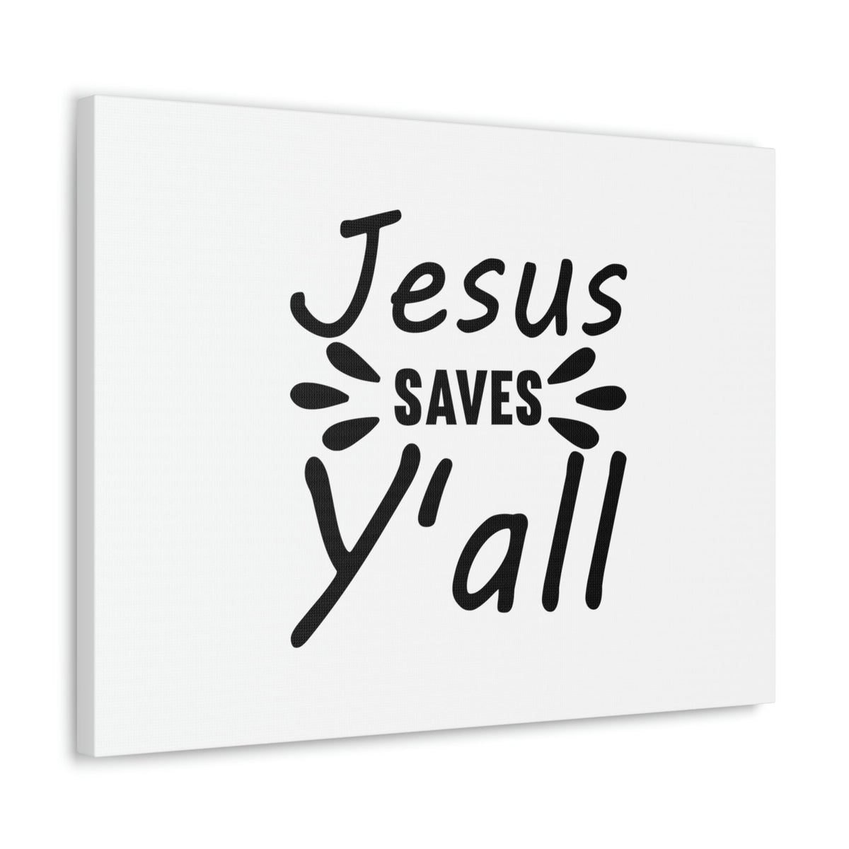Scripture Walls Jesus Saves Y'all Romans 6:23 Christian Wall Art Bible Verse Print Ready to Hang Unframed-Express Your Love Gifts