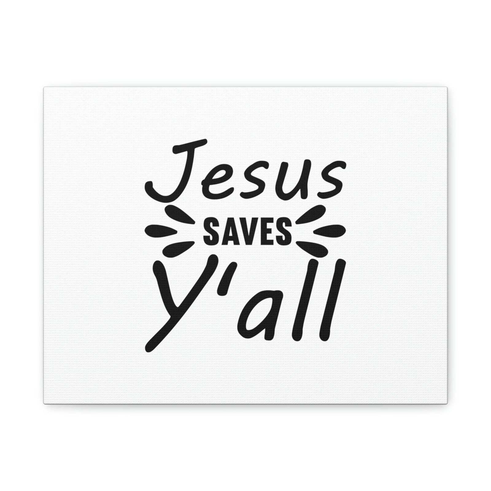 Scripture Walls Jesus Saves Y'all Romans 6:23 Christian Wall Art Bible Verse Print Ready to Hang Unframed-Express Your Love Gifts