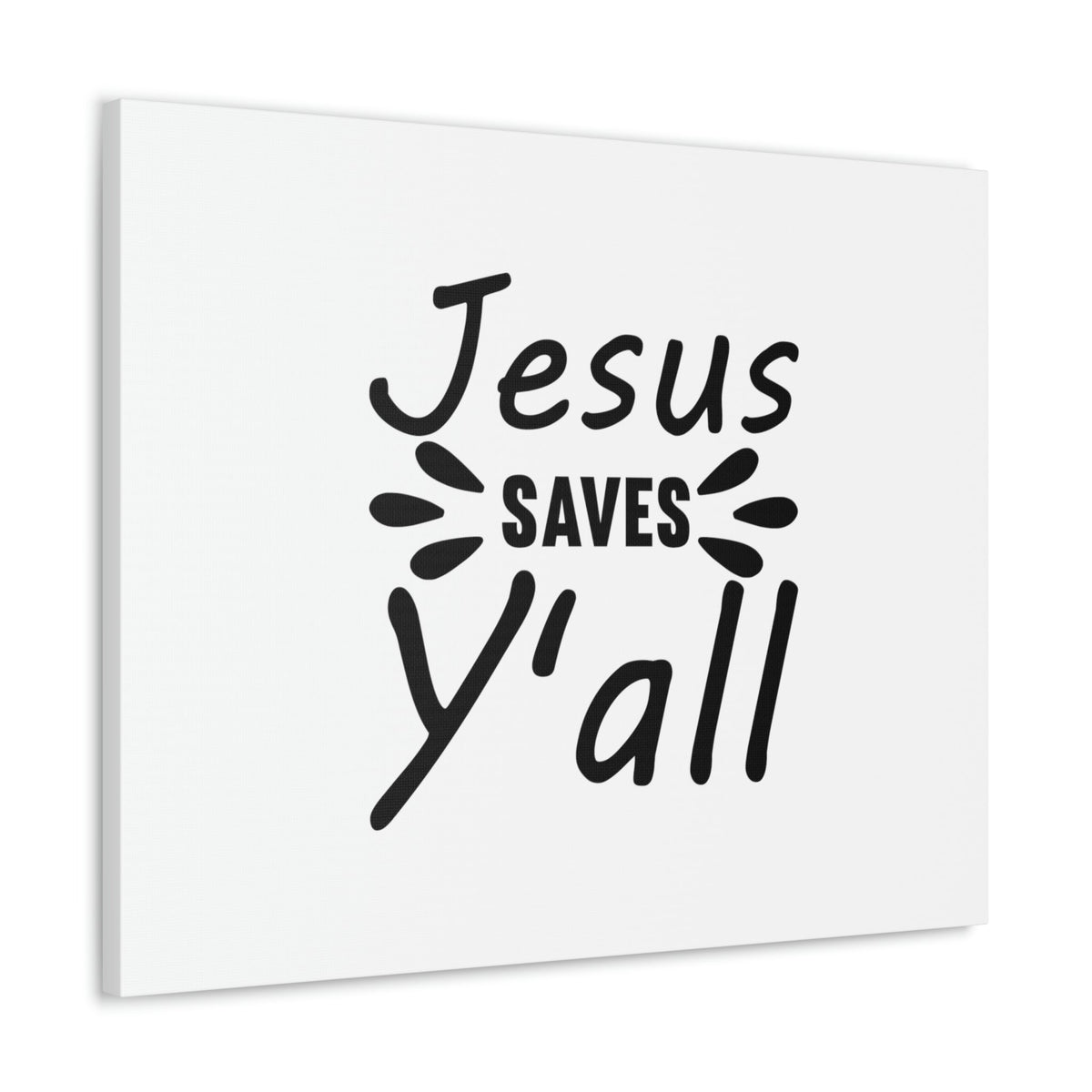 Scripture Walls Jesus Saves Y'all Romans 6:23 Christian Wall Art Bible Verse Print Ready to Hang Unframed-Express Your Love Gifts