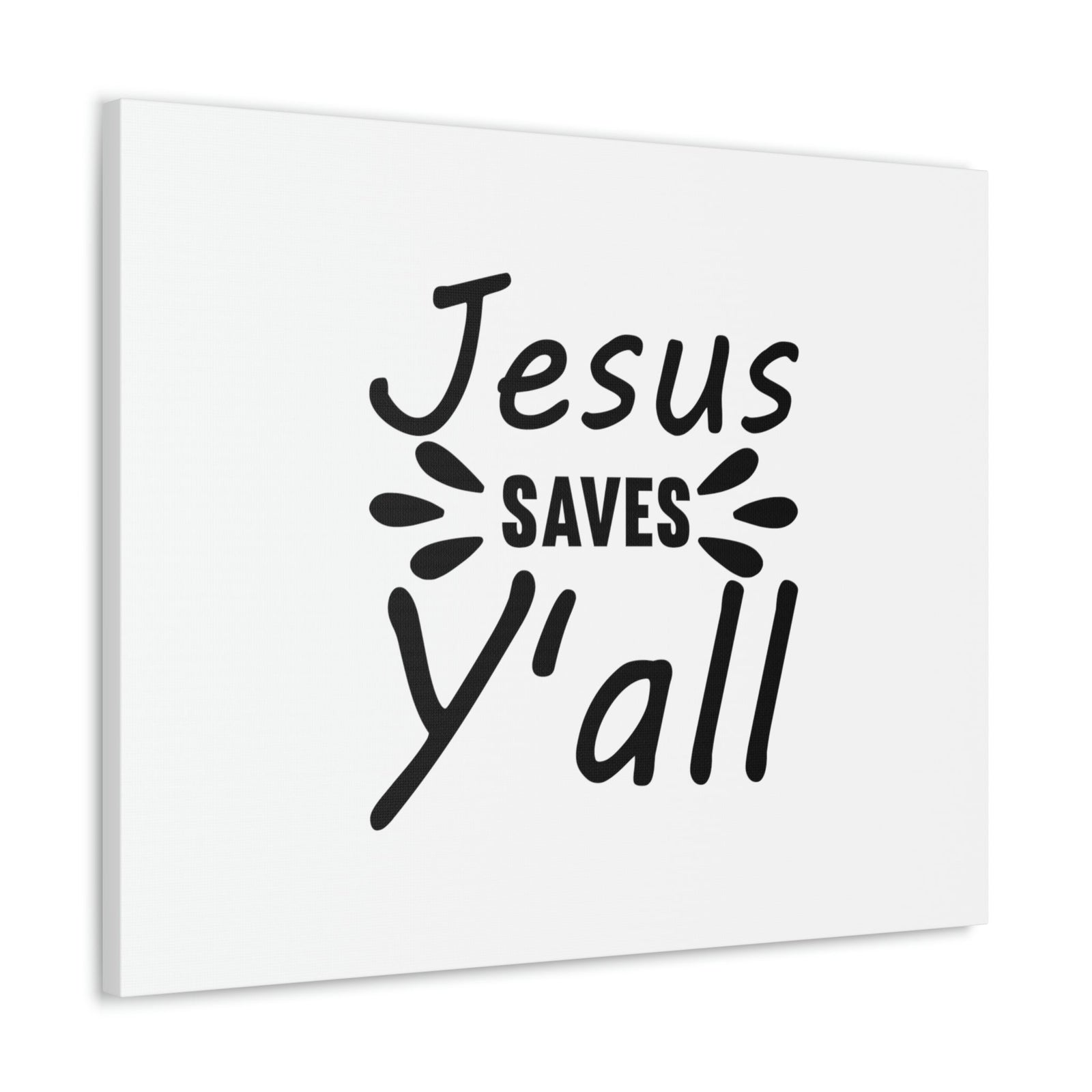 Scripture Walls Jesus Saves Y'all Romans 6:23 Christian Wall Art Bible Verse Print Ready to Hang Unframed-Express Your Love Gifts