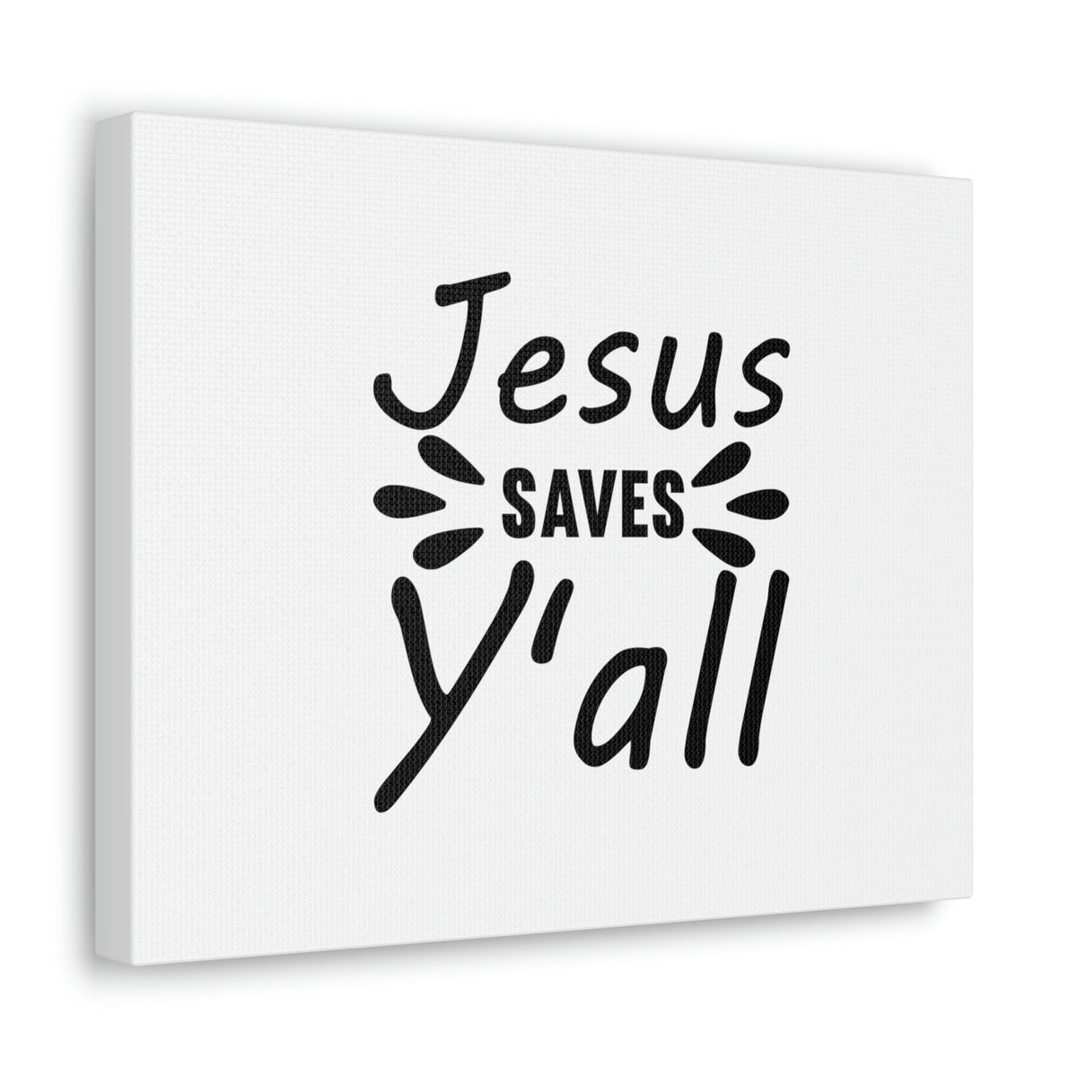 Scripture Walls Jesus Saves Y'all Romans 6:23 Christian Wall Art Bible Verse Print Ready to Hang Unframed-Express Your Love Gifts