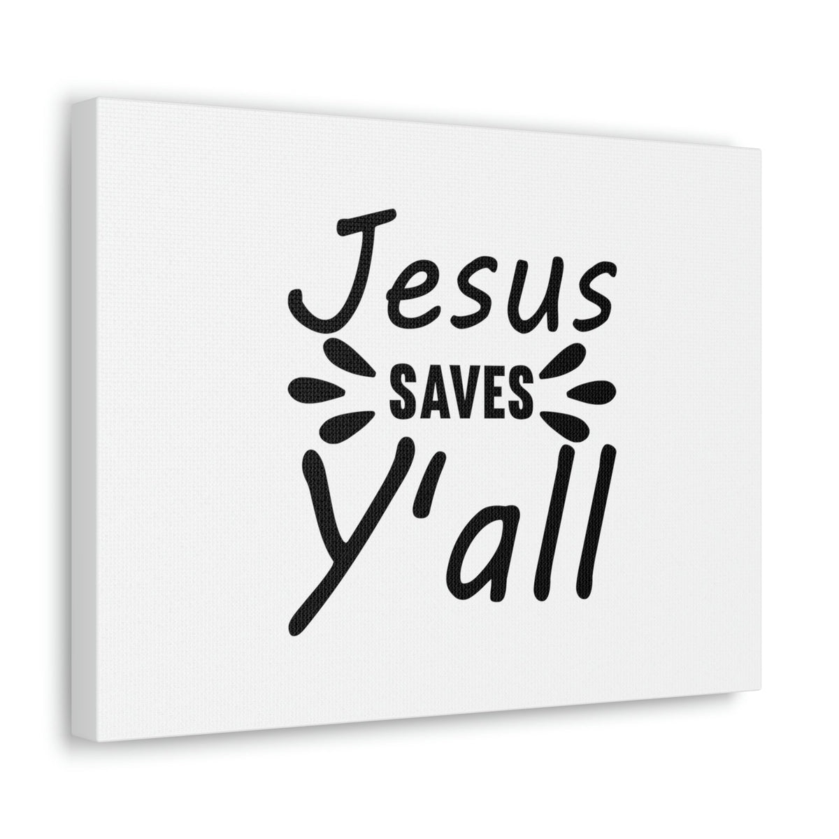 Scripture Walls Jesus Saves Y'all Romans 6:23 Christian Wall Art Bible Verse Print Ready to Hang Unframed-Express Your Love Gifts