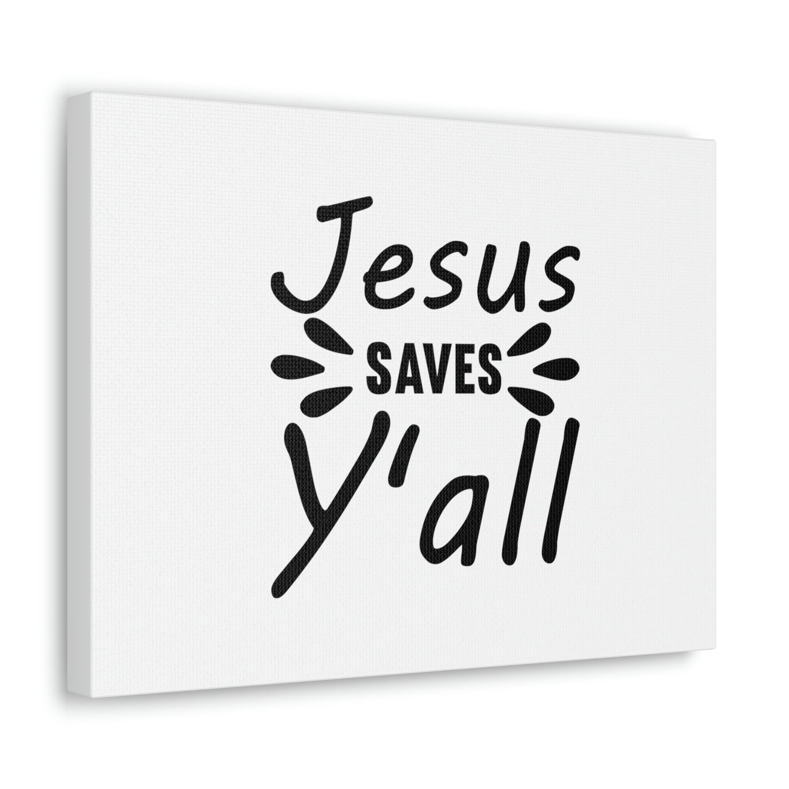 Scripture Walls Jesus Saves Y'all Romans 6:23 Christian Wall Art Bible Verse Print Ready to Hang Unframed-Express Your Love Gifts