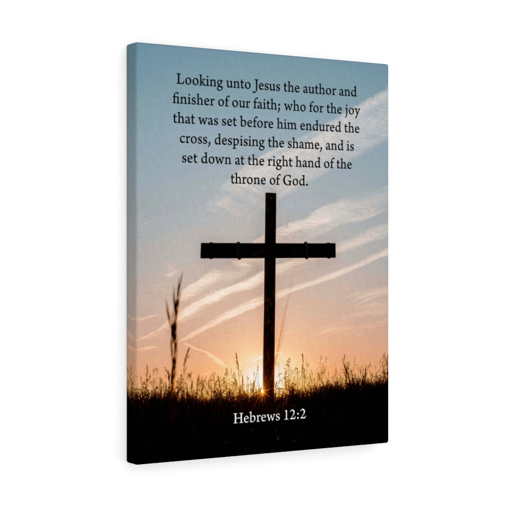 Scripture Walls Jesus The Anchor and Finisher Hebrews 12:2 Wall Art Christian Home Decor Unframed-Express Your Love Gifts