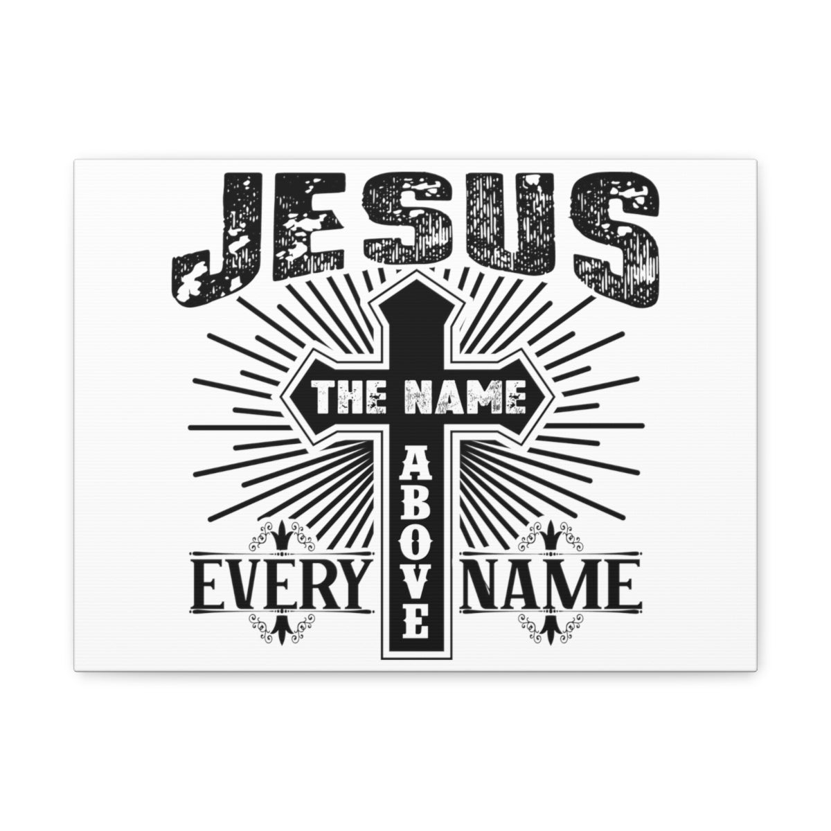Scripture Walls Jesus The Name Philippians 2:9 Christian Wall Art Print Ready to Hang Unframed-Express Your Love Gifts