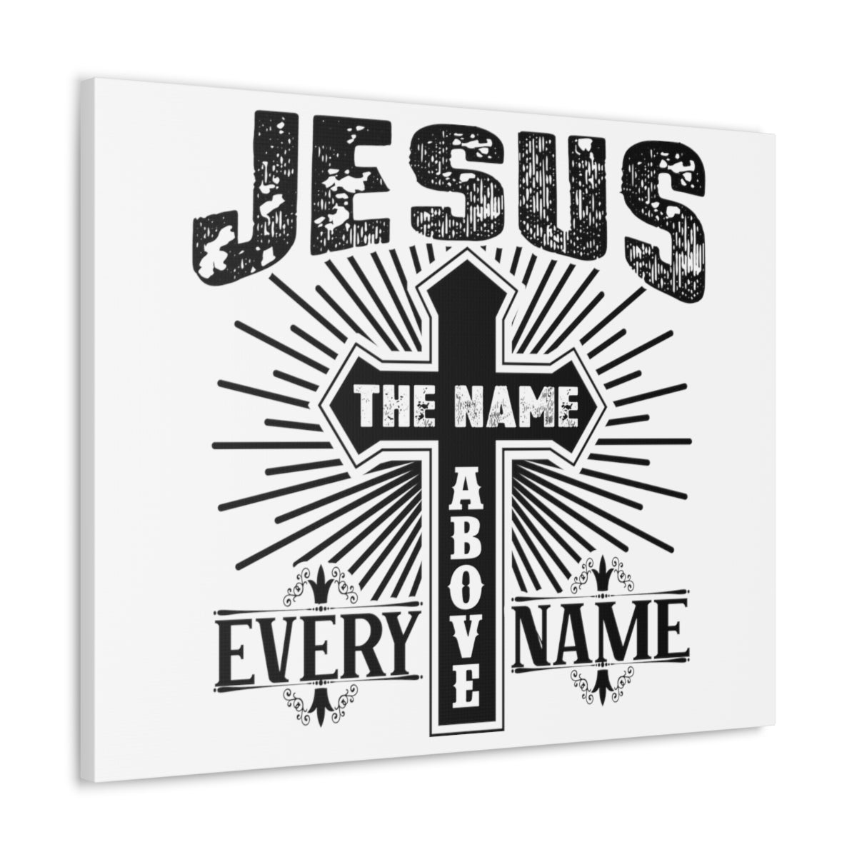 Scripture Walls Jesus The Name Philippians 2:9 Christian Wall Art Print Ready to Hang Unframed-Express Your Love Gifts