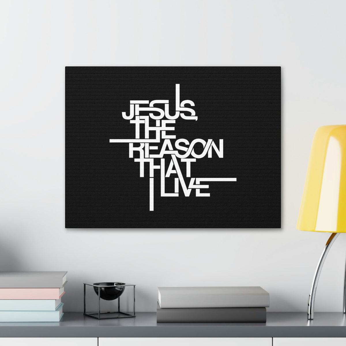 Scripture Walls Jesus, The Reason That I Live Galatians 2:20 Christian Wall Art Bible Verse Print Ready to Hang Unframed-Express Your Love Gifts