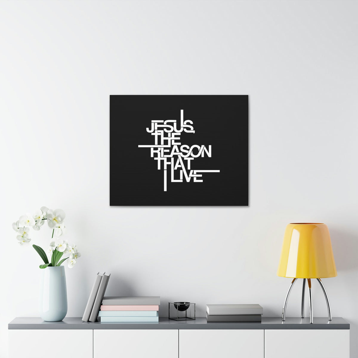 Scripture Walls Jesus, The Reason That I Live Galatians 2:20 Christian Wall Art Bible Verse Print Ready to Hang Unframed-Express Your Love Gifts