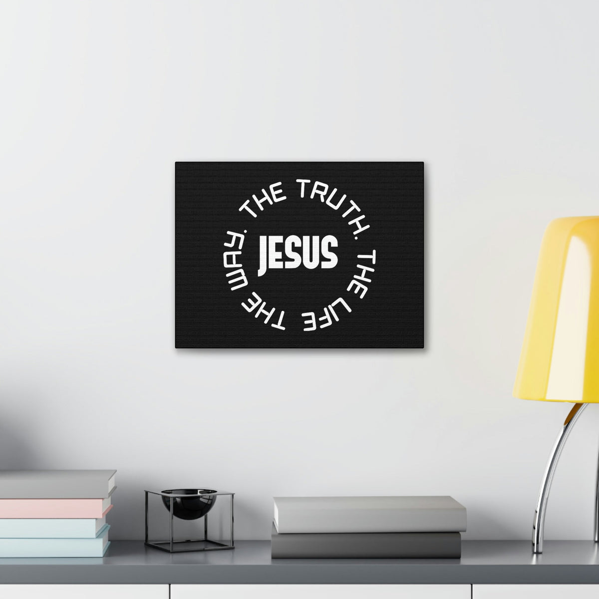 Scripture Walls Jesus, The Truth, The Life, The Way John 14:6 Christian Wall Art Bible Verse Print Ready to Hang Unframed-Express Your Love Gifts