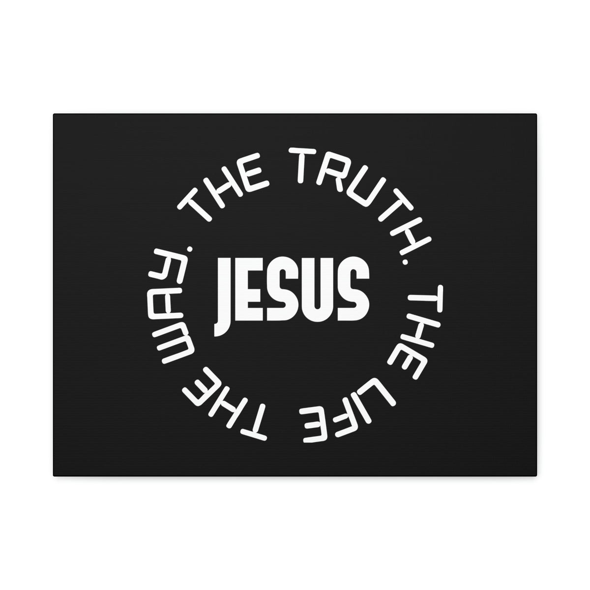 Scripture Walls Jesus, The Truth, The Life, The Way John 14:6 Christian Wall Art Bible Verse Print Ready to Hang Unframed-Express Your Love Gifts