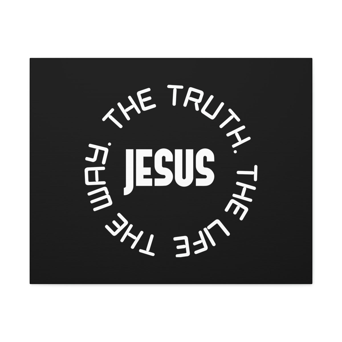 Scripture Walls Jesus, The Truth, The Life, The Way John 14:6 Christian Wall Art Bible Verse Print Ready to Hang Unframed-Express Your Love Gifts