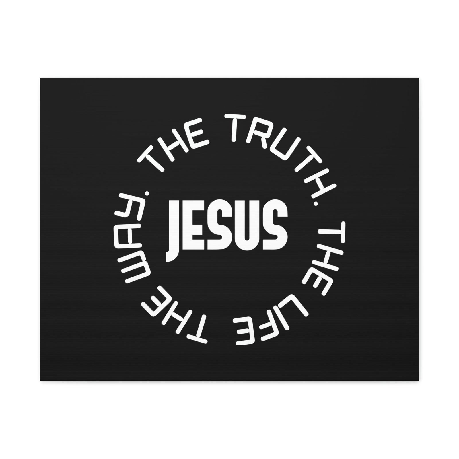 Scripture Walls Jesus, The Truth, The Life, The Way John 14:6 Christian Wall Art Bible Verse Print Ready to Hang Unframed-Express Your Love Gifts