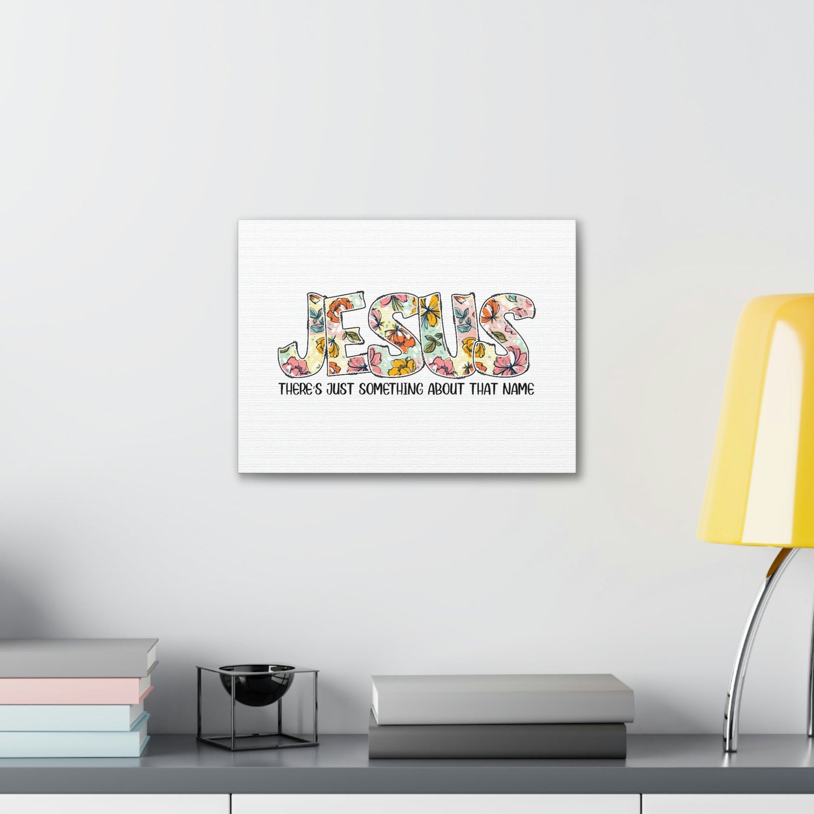 Scripture Walls Jesus There's Just Something Hebrews 12:2 Flowers Christian Wall Art Bible Verse Print Ready to Hang Unframed-Express Your Love Gifts